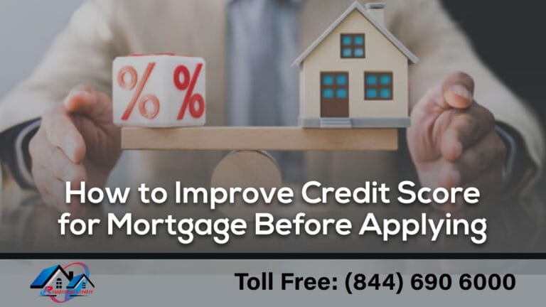how to improve credit score for mortgage