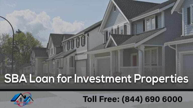 sba loans for investment properties