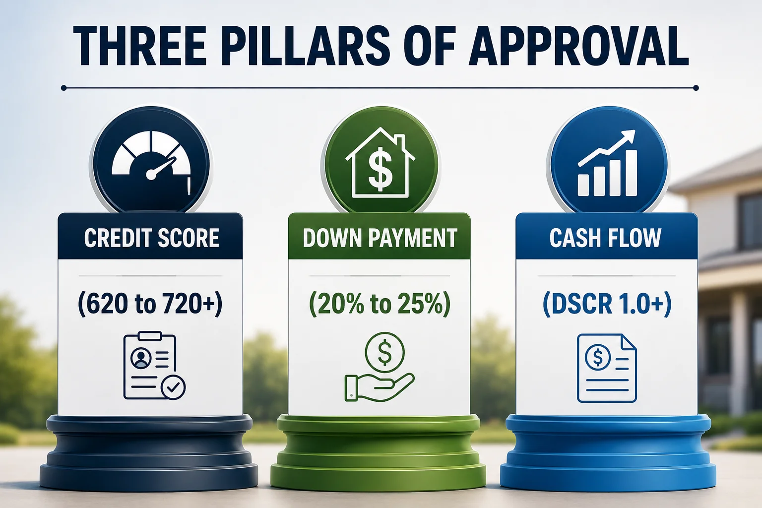 What Are DSCR Mortgage Requirements? A Deep Dive for Real Estate Investors 1 three pillars of approval